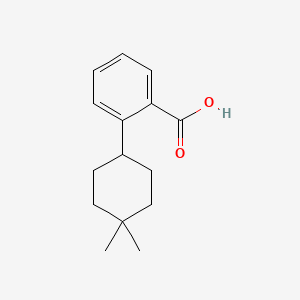 molecular formula C15H20O2 B12837973 2-(4,4-Dimethylcyclohexyl)benzoic acid 