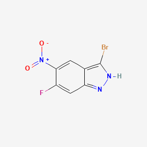 3-bromo-6-fluoro-5-nitro-1H-indazole