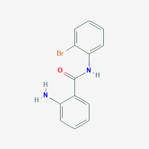 molecular formula C13H11BrN2O B1283812 2-Amino-N-(2-bromophenyl)benzamide CAS No. 34489-85-5