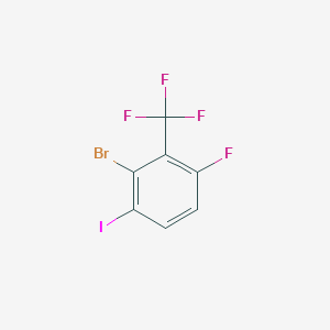 2-Bromo-4-fluoro-1-iodo-3-(trifluoromethyl)benzene