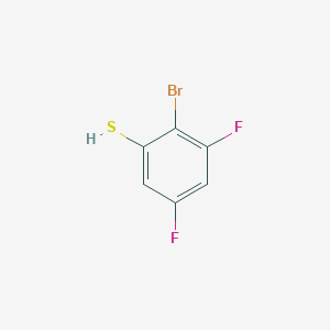 molecular formula C6H3BrF2S B12838156 2-Bromo-3,5-difluorobenzenethiol CAS No. 1349718-49-5