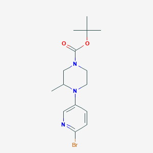 tert-Butyl 4-(6-bromopyridin-3-yl)-3-methylpiperazine-1-carboxylate