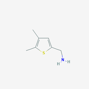 molecular formula C7H11NS B12838170 (4,5-Dimethylthiophen-2-YL)methanamine 