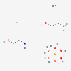 2-aminoethanol;hydron;platinum;hexahydrate