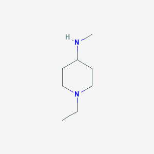 molecular formula C8H18N2 B1283821 1-ethyl-N-methylpiperidin-4-amine CAS No. 864247-56-3