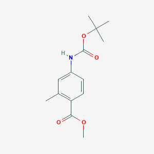 Methyl 4-((tert-butoxycarbonyl)amino)-2-methylbenzoate