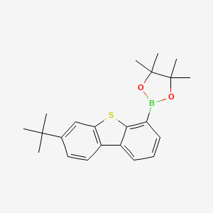 2-(7-(tert-Butyl)dibenzo[b,d]thiophen-4-yl)-4,4,5,5-tetramethyl-1,3,2-dioxaborolane