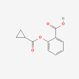 2-Cyclopropanecarbonyloxy-benzoic acid