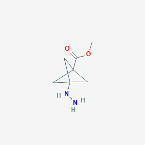 Methyl 3-hydrazinylbicyclo[1.1.1]pentane-1-carboxylate