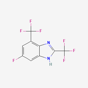 6-Fluoro-2,4-bis(trifluoromethyl)-1H-benzimidazole