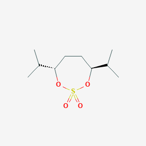 molecular formula C10H20O4S B12838322 (4S,7S)-4,7-Diisopropyl-1,3,2-dioxathiepane 2,2-dioxide CAS No. 136705-68-5