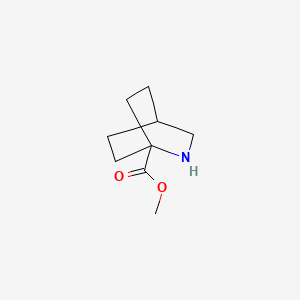 molecular formula C9H15NO2 B12838327 Methyl 2-azabicyclo[2.2.2]octane-1-carboxylate 