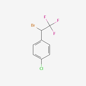 1-(1-Bromo-2,2,2-trifluoro-ethyl)-4-chloro-benzene