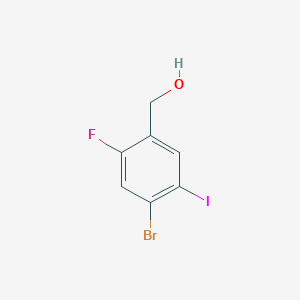 4-Bromo-2-fluoro-5-iodobenzyl alcohol