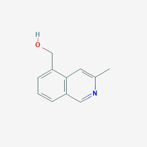 molecular formula C11H11NO B12838455 (3-Methylisoquinolin-5-yl)methanol 