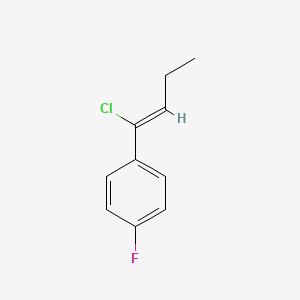 1-(1-Chloro-1-butenyl)-4-fluorobenzene