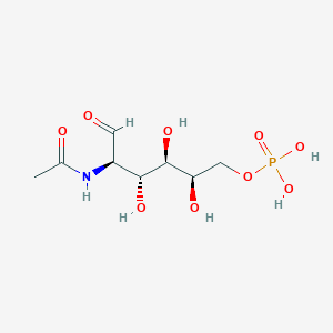 [(2R,3R,4R,5R)-5-acetamido-2,3,4-trihydroxy-6-oxohexyl] dihydrogen phosphate