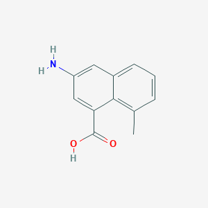 3-Amino-8-methyl-1-naphthoic acid