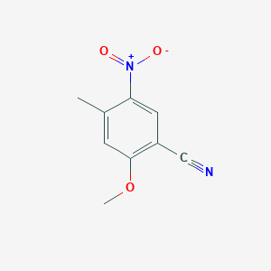 2-Methoxy-4-methyl-5-nitrobenzonitrile