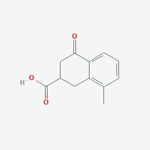 8-Methyl-4-oxo-1,2,3,4-tetrahydronaphthalene-2-carboxylic acid