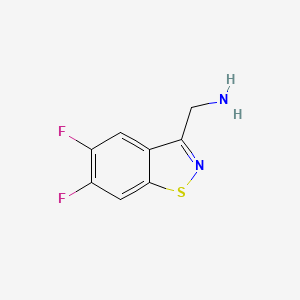 (5,6-Difluorobenzo[d]isothiazol-3-yl)methanamine