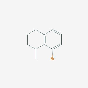 molecular formula C11H13Br B12838626 8-Bromo-1-methyl-1,2,3,4-tetrahydronaphthalene 