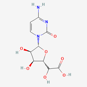 molecular formula C10H13N3O7 B12838662 Cytidine-5'-carboxylic acid 