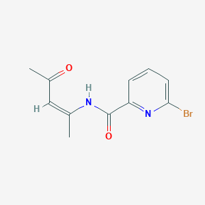 (Z)-6-Bromo-N-(4-oxopent-2-en-2-yl)picolinamide