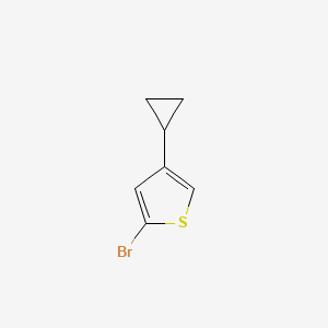 2-Bromo-4-(cyclopropyl)thiophene