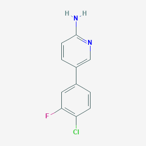 5-(4-Chloro-3-fluorophenyl)-2-pyridinamine