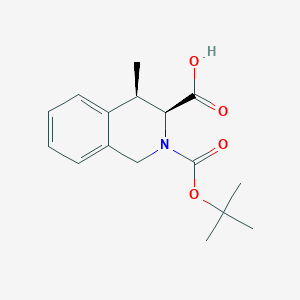 (3S,4R)-2-(tert-Butoxycarbonyl)-4-methyl-1,2,3,4-tetrahydroisoquinoline-3-carboxylic acid