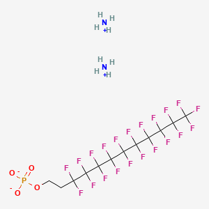 Diammonium 3,3,4,4,5,5,6,6,7,7,8,8,9,9,10,10,11,11,12,12,12-henicosafluorododecyl phosphate