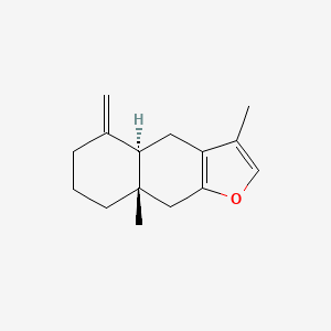 rel-(4aR,8aS)-3,8a-Dimethyl-5-methylene-4,4a,5,6,7,8,8a,9-octahydronaphtho[2,3-b]furan