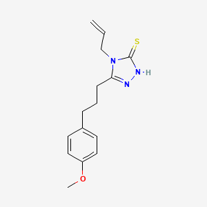 molecular formula C15H19N3OS B12838793 4-Allyl-5-[3-(4-methoxy-phenyl)-propyl]-4H-[1,2,4]triazole-3-thiol 