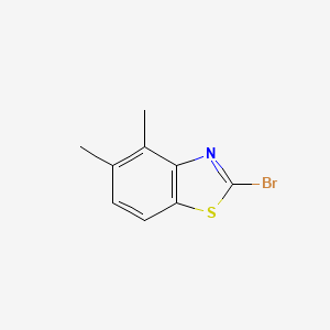 molecular formula C9H8BrNS B12838809 2-Bromo-4,5-dimethylbenzo[d]thiazole 