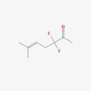 molecular formula C8H12F2O B12838826 3,3-Difluoro-6-Methyl-5-Hepten-2-One 