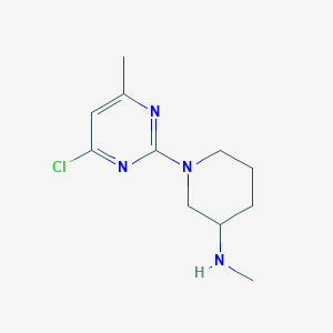 molecular formula C11H17ClN4 B12838832 1-(4-chloro-6-methylpyrimidin-2-yl)-N-methylpiperidin-3-amine 