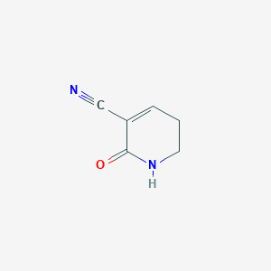 molecular formula C6H6N2O B12838838 2-Oxo-1,2,5,6-tetrahydropyridine-3-carbonitrile 