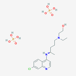 molecular formula C18H32ClN3O9P2 B12838850 (S)-(+)-Hydroxy Chloroquine Diphosphate 