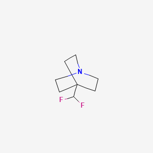 molecular formula C8H13F2N B12838912 4-(Difluoromethyl)quinuclidine 