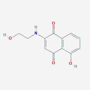 5-Hydroxy-2-((2-hydroxyethyl)amino)naphthalene-1,4-dione