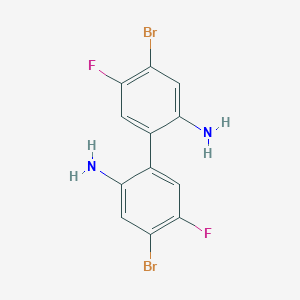 4,4'-Dibromo-5,5'-difluoro-[1,1'-biphenyl]-2,2'-diamine