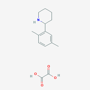 molecular formula C15H21NO4 B1283905 Oxalate de 2-(2,5-diméthylphényl)pipéridine CAS No. 1177319-39-9