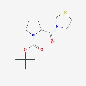 tert-Butyl 2-(thiazolidine-3-carbonyl)pyrrolidine-1-carboxylate