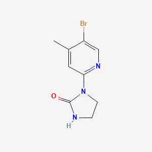 1-(5-Bromo-4-methylpyridin-2-yl)imidazolidin-2-one