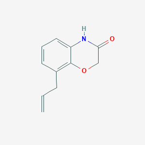 molecular formula C11H11NO2 B12839111 8-Allyl-2H-benzo[b][1,4]oxazin-3(4H)-one 