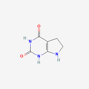 6,7-Dihydro-5H-pyrrolo[2,3-d]pyrimidine-2,4-diol