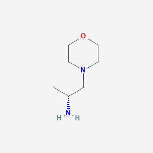 molecular formula C7H16N2O B12839118 (R)-1-Morpholinopropan-2-amine CAS No. 173336-87-3