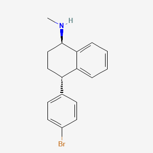 rel-(1R,4S)-4-(4-Bromophenyl)-N-methyl-1,2,3,4-tetrahydronaphthalen-1-amine