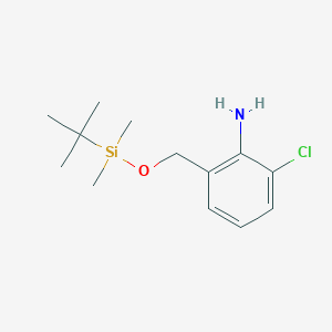 2-(((tert-Butyldimethylsilyl)oxy)methyl)-6-chloroaniline